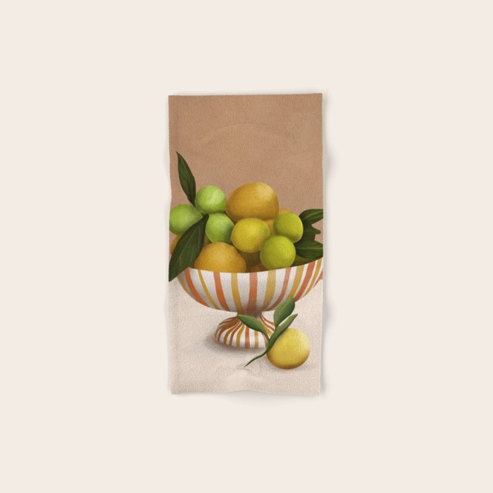 Golden Citrus 1 Bath Towel Gallery Image 1