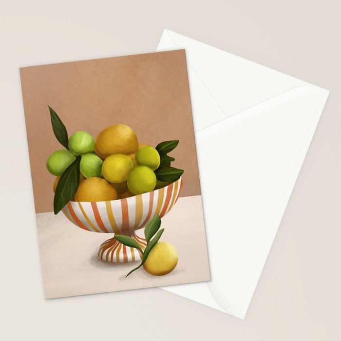 Golden Citrus 1 Stationery Card Gallery Image 2