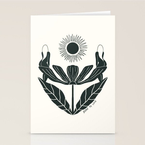 Born to Love Stationery Card Gallery Image 1