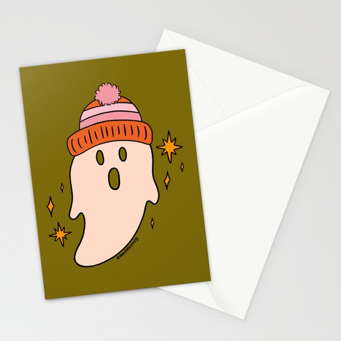 Fall Ghost Stationery Card Gallery Image 2