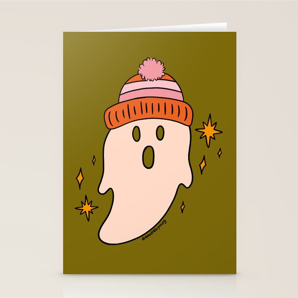 Fall Ghost Stationery Card Gallery Image 1