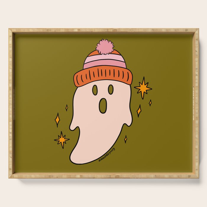Fall Ghost Serving Tray Gallery Image 1