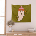 Fall Ghost Wall Tapestry Gallery Image 2
