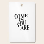 Come As You Are (Wavy - B&W) Cutting Board Gallery Image 1