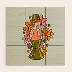 Pisces Lava Lamp Wood Wall Art Gallery Image 1
