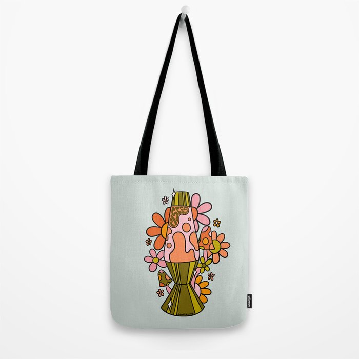 Pisces Lava Lamp Tote Bag Gallery Image 2