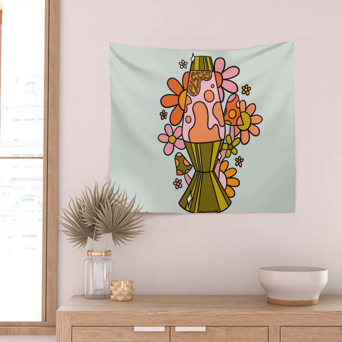 Pisces Lava Lamp Wall Tapestry Gallery Image 2