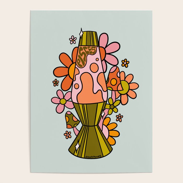 Pisces Lava Lamp Poster Gallery Image 4
