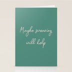 Maybe Swearing Will Help Stationery Card Gallery Image 2