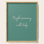 Maybe Swearing Will Help Serving Tray Gallery Image 1