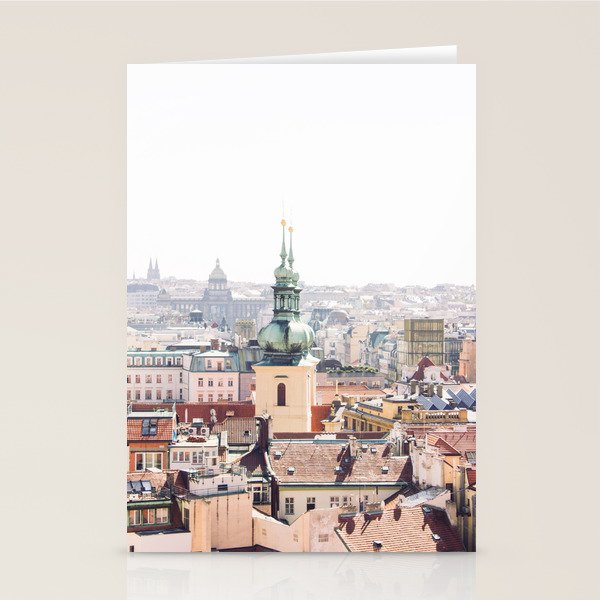 Prague Skyline Stationery Card Gallery Image 1
