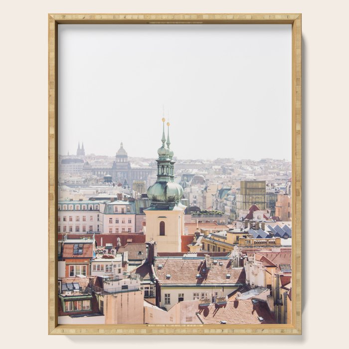 Prague Skyline Serving Tray Gallery Image 1