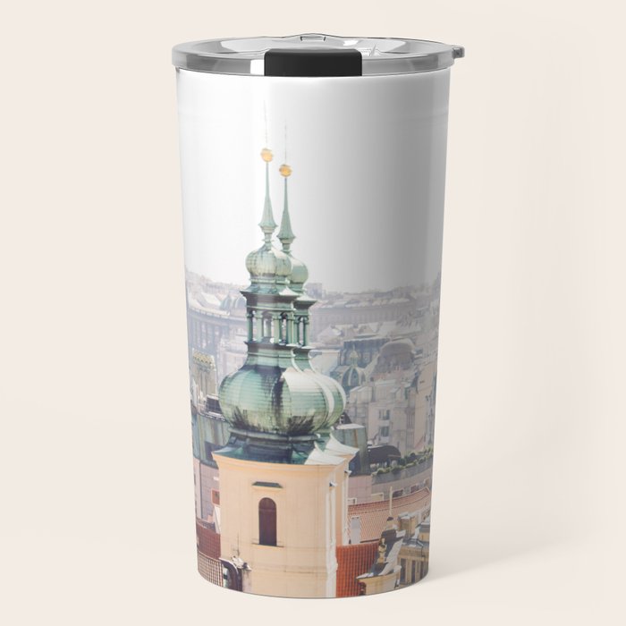 Prague Skyline Travel Mug Gallery Image 1