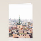 Prague Skyline Stationery Card Gallery Image 2