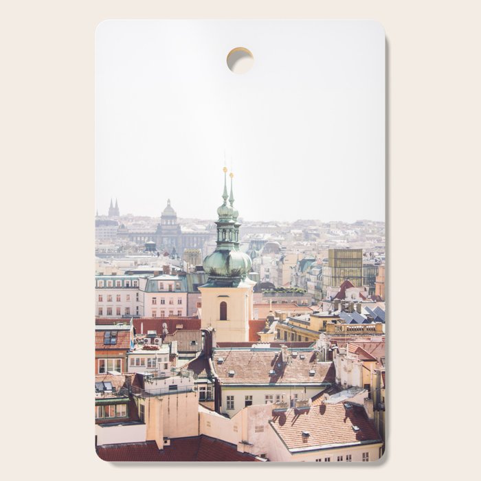 Prague Skyline Cutting Board Gallery Image 1