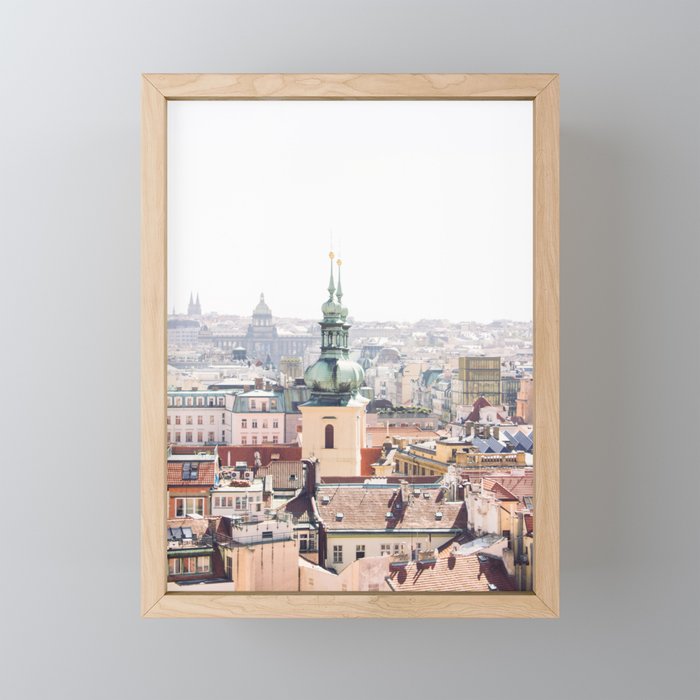 Prague Skyline Mini Art Print Gallery Image 1
