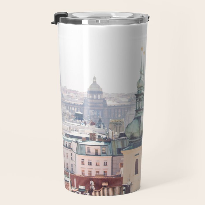 Prague Skyline Travel Mug Gallery Image 3