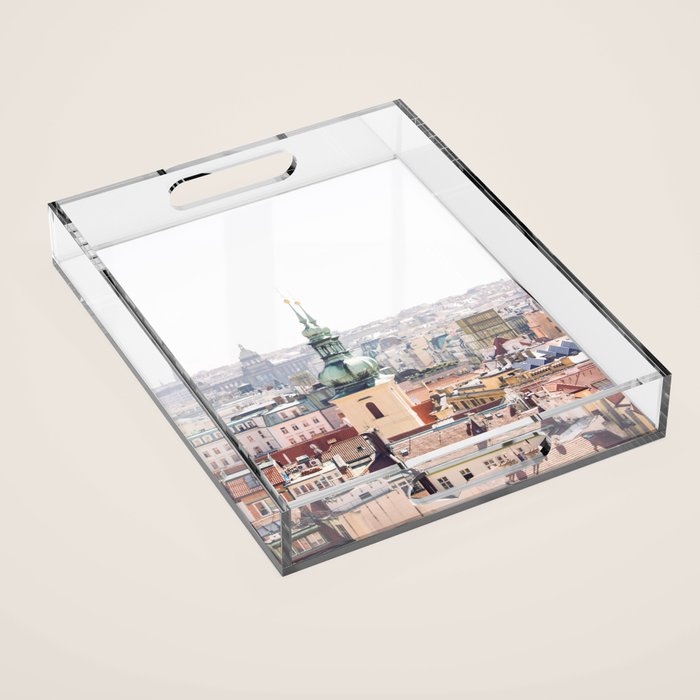 Prague Skyline Acrylic Tray Gallery Image 1