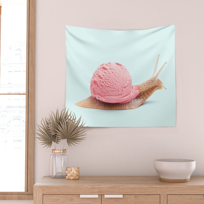 ICE SNAIL Wall Tapestry Gallery Image 2