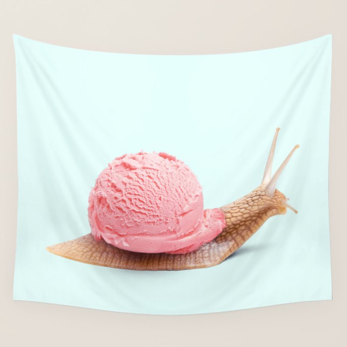 ICE SNAIL Wall Tapestry Gallery Image 4