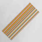 Classic Stripes XX - Retro Summer Yoga Mat Gallery Image 1