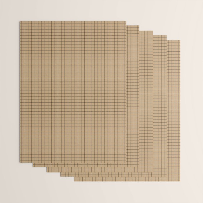 KRAFT GRID Wrapping Paper Gallery Image 3