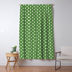 Vintage Stars XIX Kelly Green Window Curtain Gallery Image 5