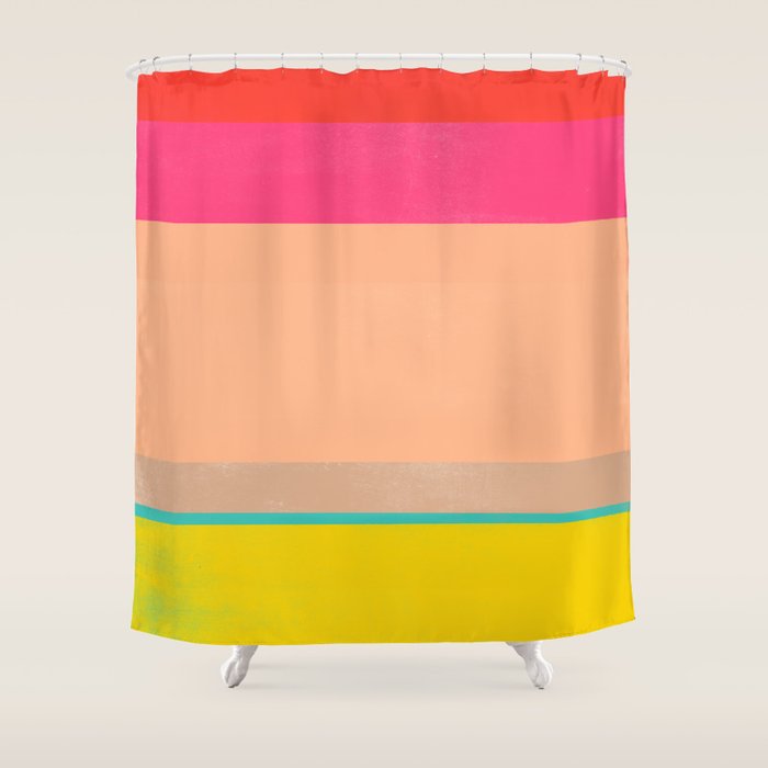 stripe study 39 Shower Curtain Gallery Image 1