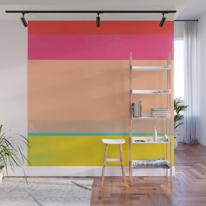 stripe study 39 Wall Mural Gallery Image 1