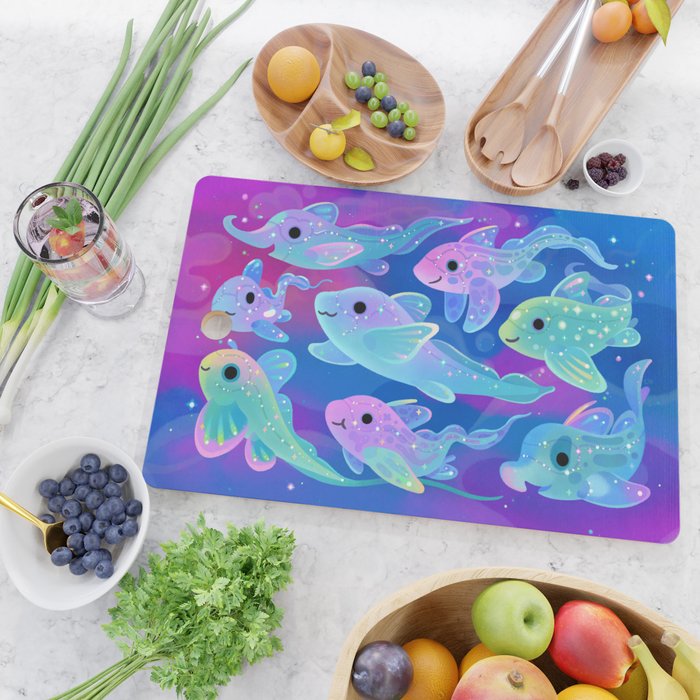 Chimaera (Ghost sharks) Cutting Board Gallery Image 2