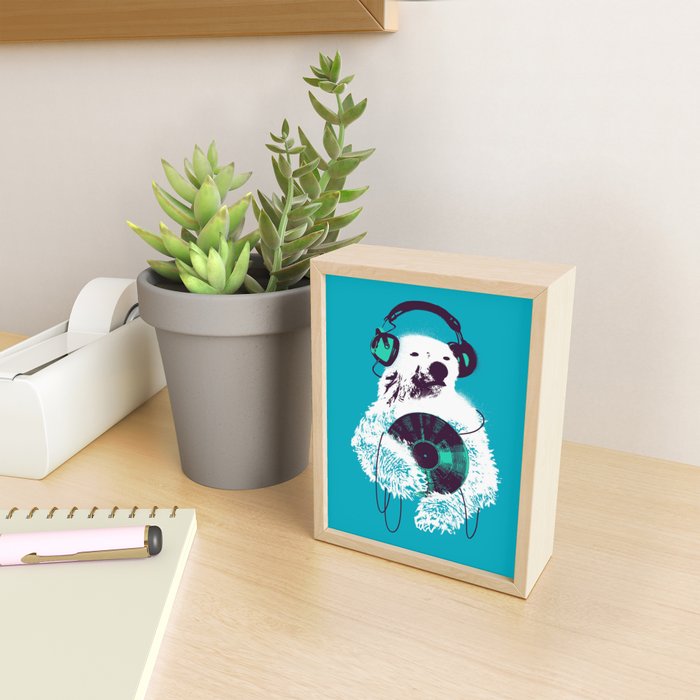 Record Bear Mini Art Print Gallery Image 2