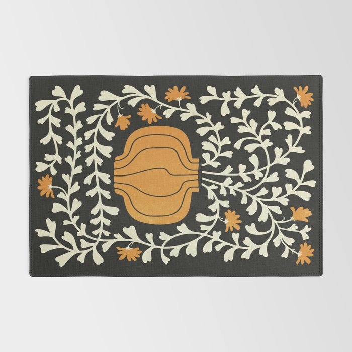 Golden Vase | Summer Bloom: Matisse Night Edition Rug Gallery Image 2