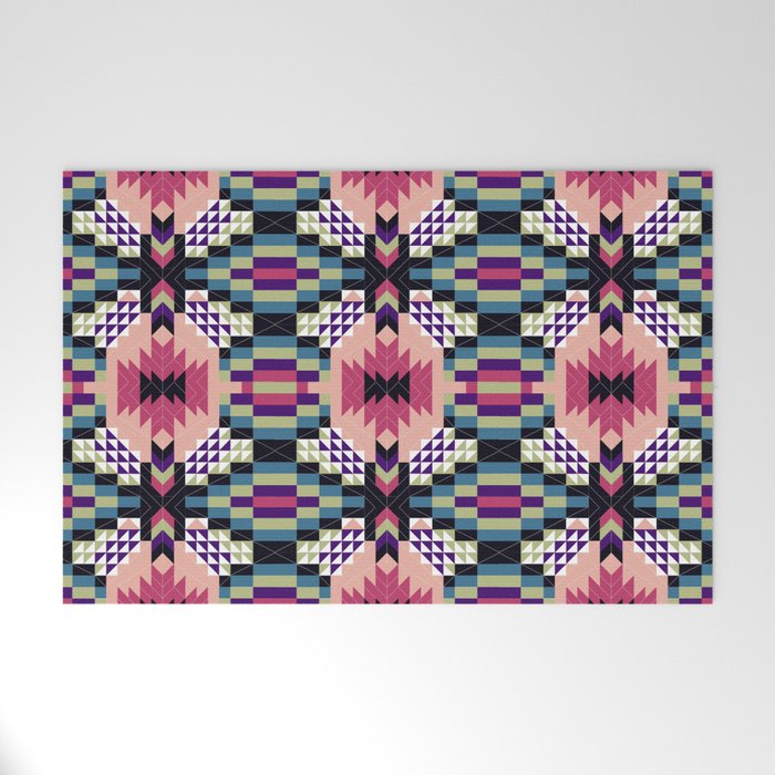 MP Tribal geometric B Welcome Mat Gallery Image 1