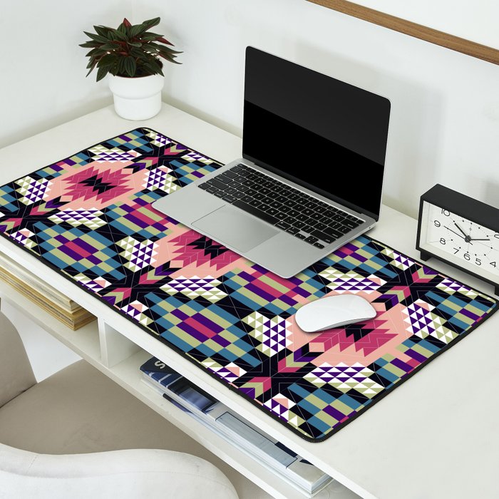 MP Tribal geometric B Desk Mat Gallery Image 2