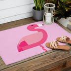 Geometric flamingo Outdoor Rug Gallery Image 2