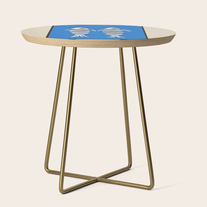 Minimal Fish on Blue Side Table Gallery Image 1