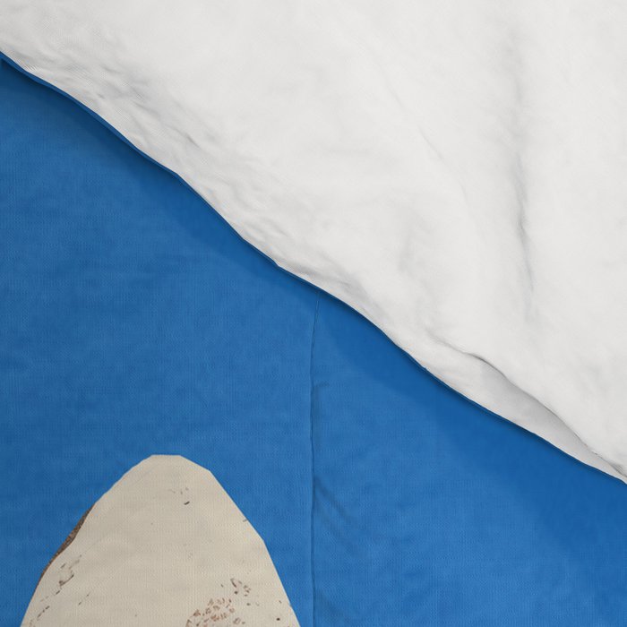 Minimal Fish on Blue Comforter Gallery Image 4