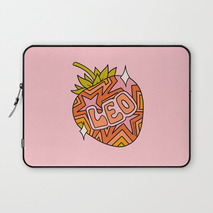 Leo Strawberry Laptop Sleeve Gallery Image 1