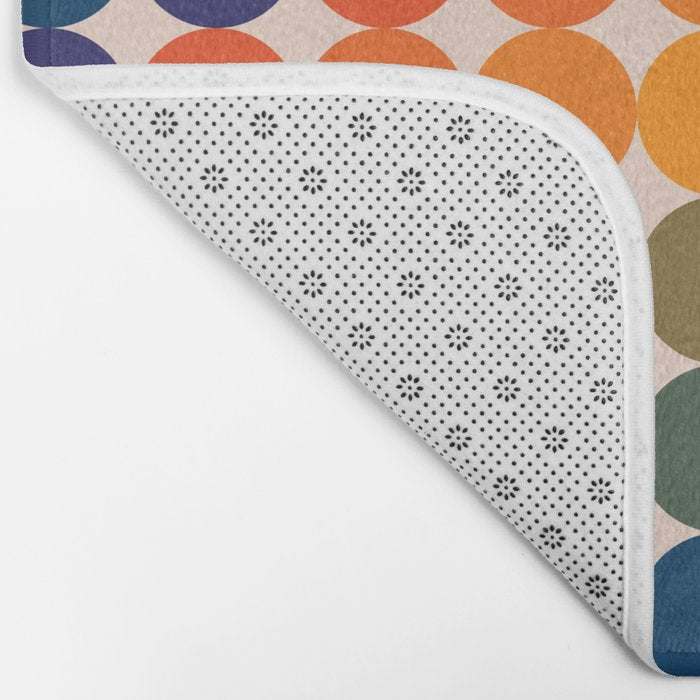 Dots - Saturated Spectrum Bath Mat Gallery Image 2