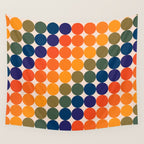 Dots - Saturated Spectrum Wall Tapestry Gallery Image 4