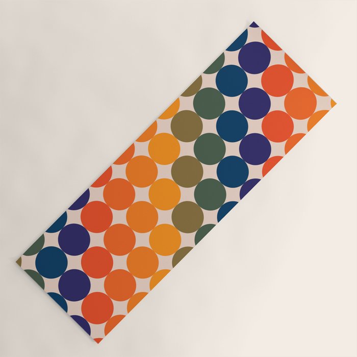 Dots - Saturated Spectrum Yoga Mat Gallery Image 1