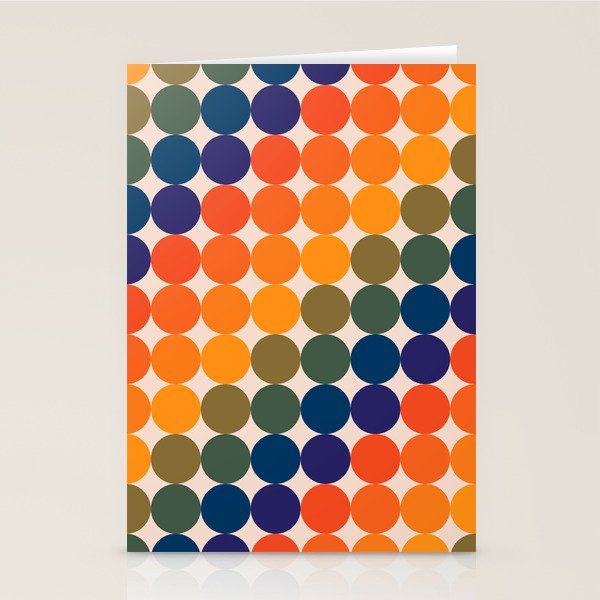 Dots - Saturated Spectrum Stationery Card Gallery Image 2