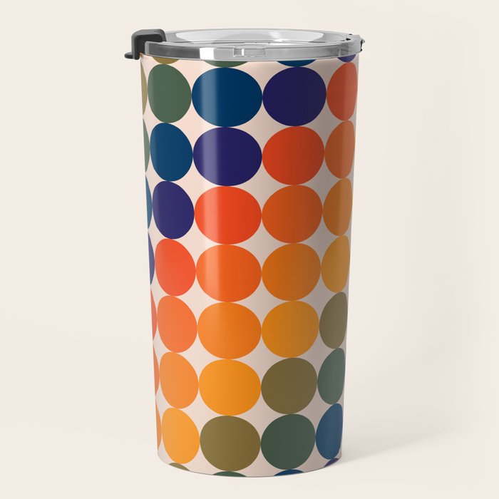 Dots - Saturated Spectrum Travel Mug Gallery Image 3