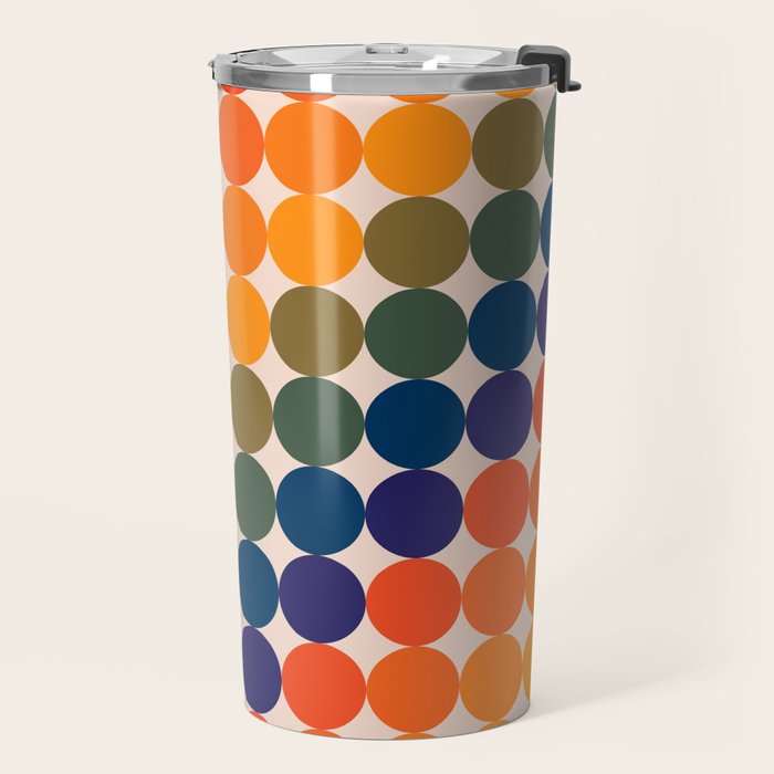 Dots - Saturated Spectrum Travel Mug Gallery Image 2