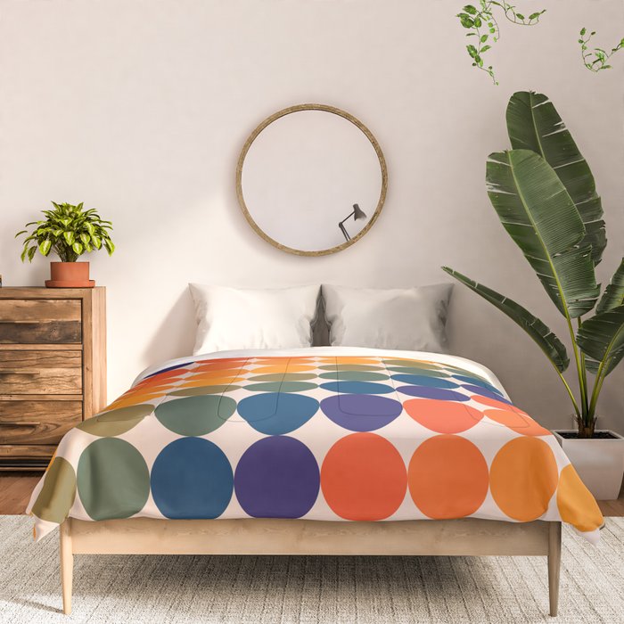 Dots - Saturated Spectrum Comforter Gallery Image 3