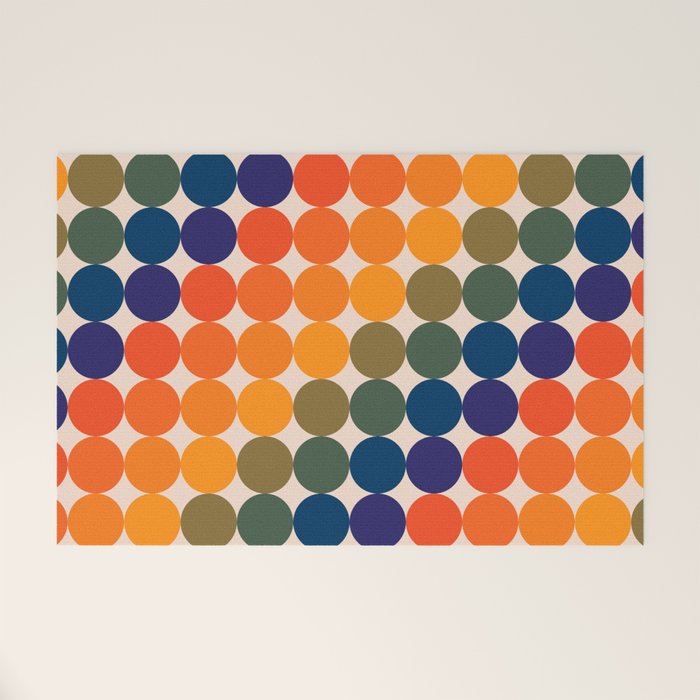 Dots - Saturated Spectrum Welcome Mat Gallery Image 1