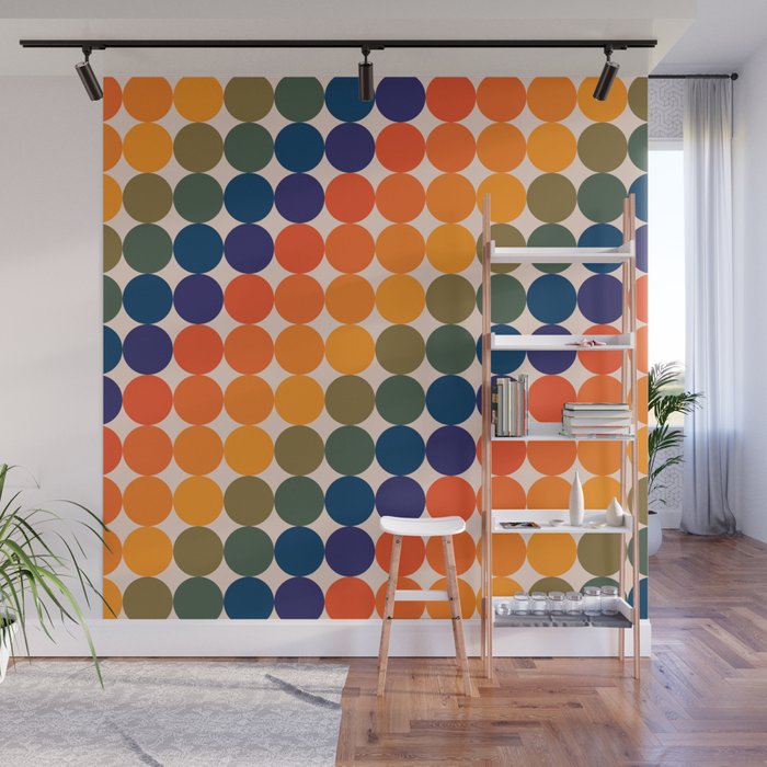 Dots - Saturated Spectrum Wall Mural Gallery Image 1
