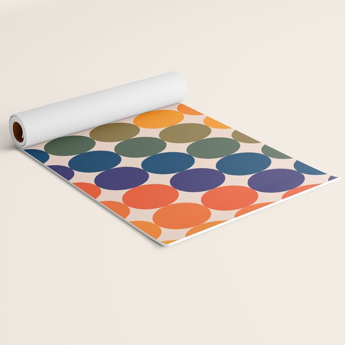Dots - Saturated Spectrum Yoga Mat Gallery Image 2