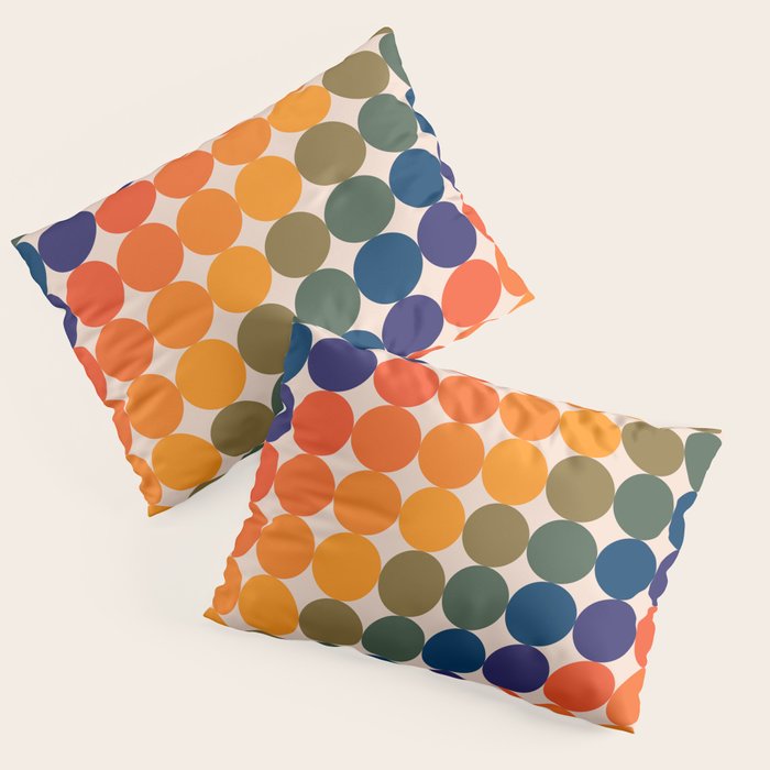 Dots - Saturated Spectrum Pillow Sham Gallery Image 3