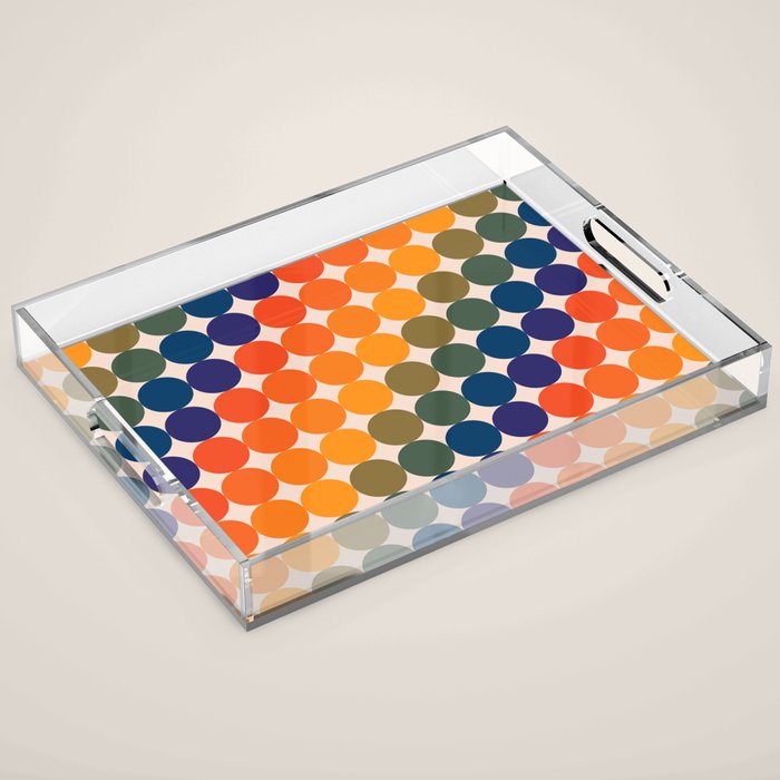 Dots - Saturated Spectrum Acrylic Tray Gallery Image 1
